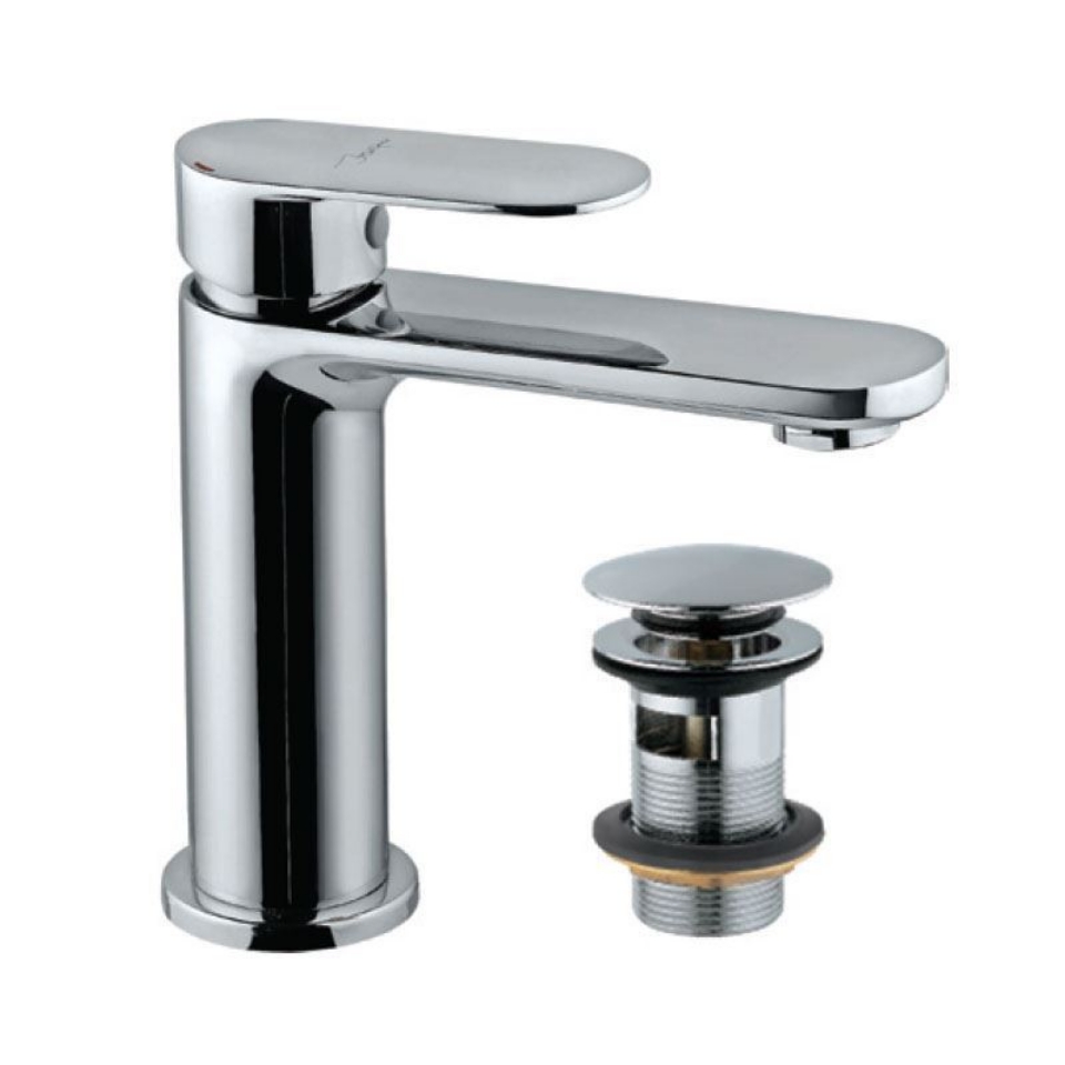 Picture of Single Lever Basin Mixer with click clack waste - Chrome