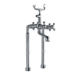 Picture of Bath & Shower Mixer with Telephone Shower Crutch - Chrome