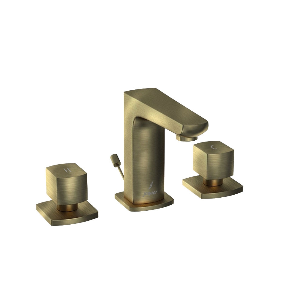 Picture of 3 Hole Basin Mixer with Popup Waste - Antique Bronze