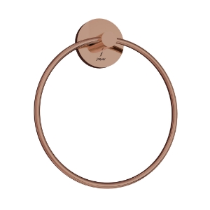 Picture of Towel Ring Round - Blush Gold PVD