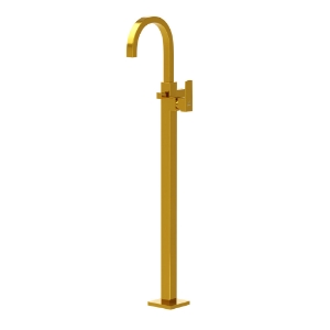 Picture of Kubix Prime Exposed Parts of Floor Mounted Single Lever Bath Mixer - Gold Bright PVD