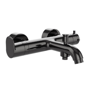 Picture of Opal Prime Thermostatic Bath & Shower Mixer - Black Chrome