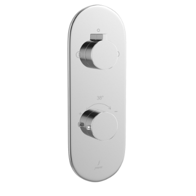 Picture of Aquamax exposed part kit of thermostatic shower mixer with 2-way diverter - Chrome