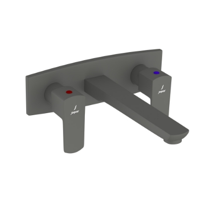 Picture of 3 Hole Basin Mixer Wall Mounted - Graphite