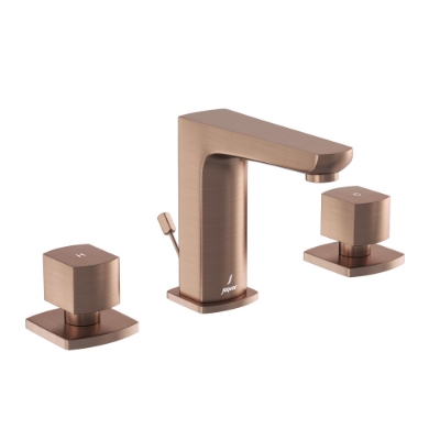 Picture of 3 Hole Basin Mixer with Popup Waste - Antique Copper