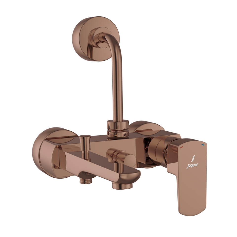 Picture of Single Lever Bath & Shower Mixer 3-in-1 System - Blush Gold PVD