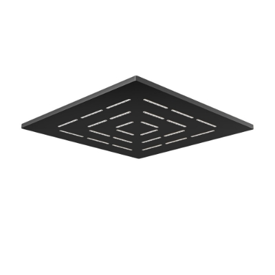 Picture of Square Shape Maze Overhead Shower - Black Matt