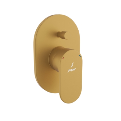 Picture of Exposed Part Kit of Single Lever Hi Flow In-wall Diverter - Gold Matt PVD