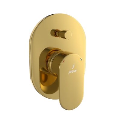 Picture of Single Lever In-wall Diverter - Gold Bright PVD