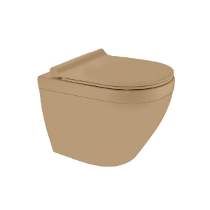 Picture of Rimless Blind Installation Wall Hung WC - Beige Matt