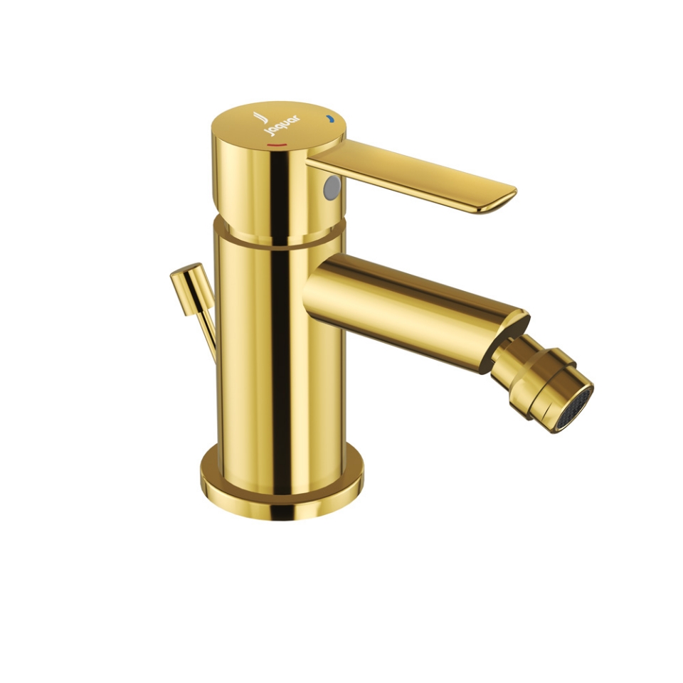 Picture of Single Lever Bidet Mixer - Gold Bright PVD