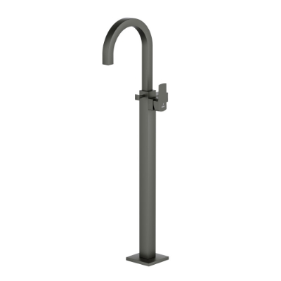 Picture of Kubix Prime Exposed Parts of Floor Mounted Single Lever Bath Mixer - Graphite