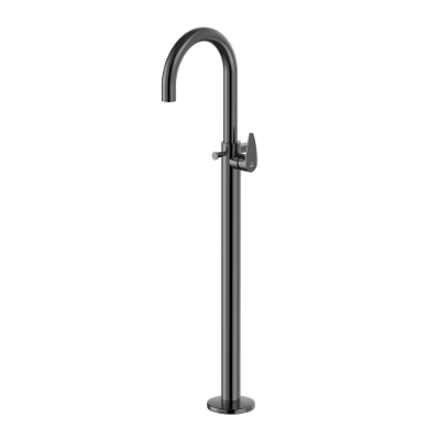 Picture of Vignette Prime Exposed Parts of Floor Mounted Single Lever Bath Mixer - Black Chrome
